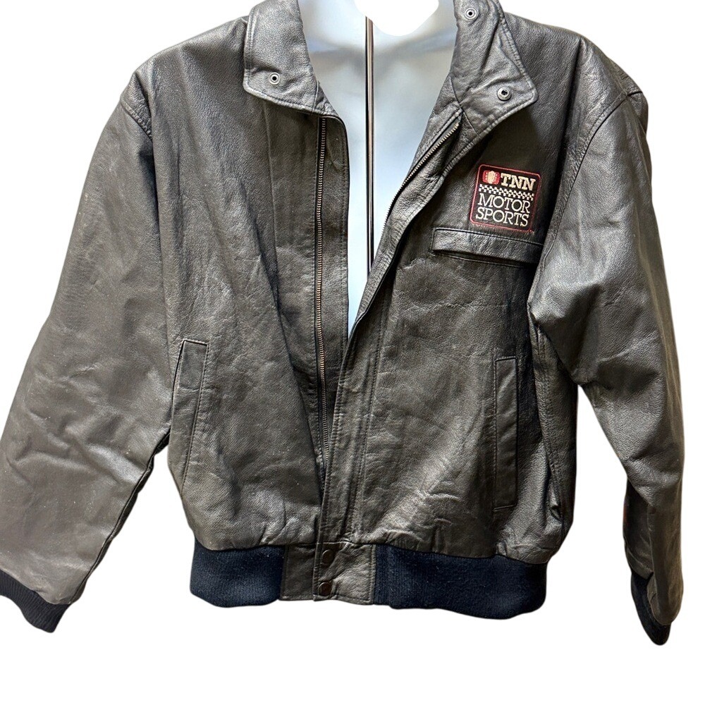 TNN Motor Sports Men's Black Bomber Jacket‎ Xl